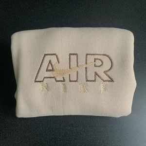 Nike Air swoosh embroidered crewneck